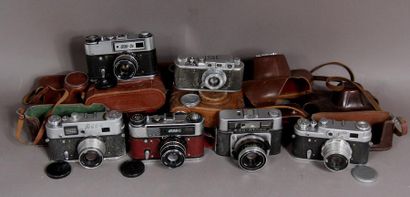 null FED
Set of six cameras:
- model obj.13,5 f=50 (traces of moisture) with used...