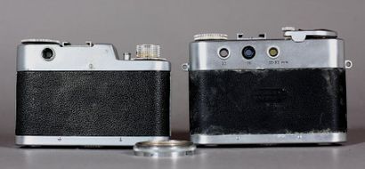  Lot : - DIAX appareil photo modèle Ib, obj.Schneider-Kreuznach Xenar 1:2,8/50 avec...