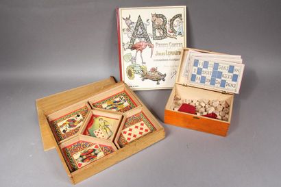  Lot of games: - Lottery box and miscellaneous - Jules LEMAITRE "Little tales" a...