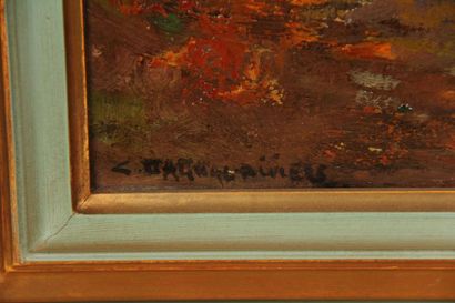 null Charles DAGNAC-RIVIERE (1864-1945)
Paysage
Huile sur panneau signée en bas à...
