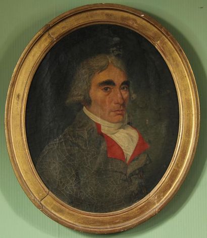 null Ecole française du XVIIIème s.
Portrait d'homme
huile sur toile ovale
56 x 46...