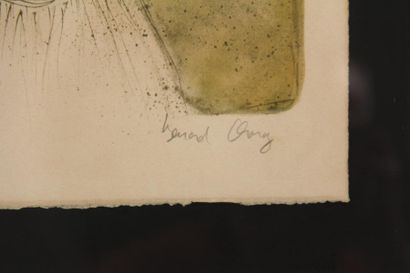 null *Deux lithographies :
- Claude GAVEAU (1940-)
Bateau
Litho signée n°131/150
53...