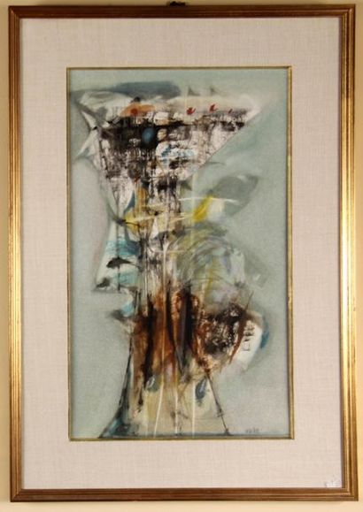 null Réginald WESTON (1909-1967)
Composition
Aquarelle signée en bas à droite
48...