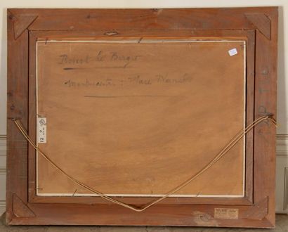 null Robert LE BERGER (1905-1972)
Montmartre : place Blanche
Huile sur carton signée...