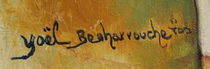 null Yoel BENHARROUCHE (1961-)
Jérusalem te prend ta couleur
Huile sur toile signée...