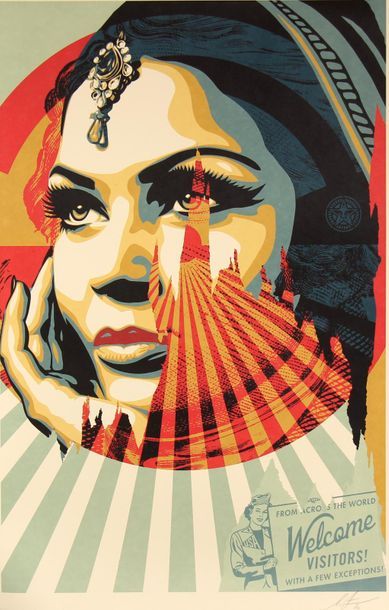 Shepard FAIREY (1970-) Welcome Visitors from...