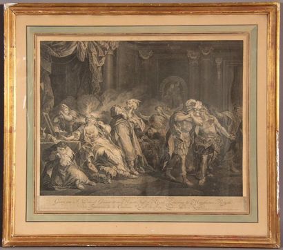 null François BOUCHER (d'après)
- Creuse brulée par la robe de Médée
- Vulcain présentant...