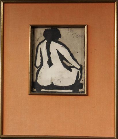 null Germain BONEL (1913-2002)
Femme de dos
Lithographie signée 31/90
19 x 15,5 ...
