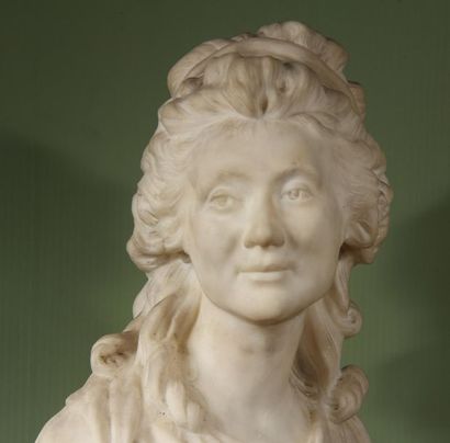 null Ecole française du XIXe siècle d’après Jean-Antoine HOUDON (1741-1828)
La Comtesse...