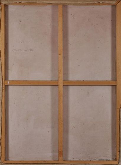 null Gina PELLON (1926-2014)
La pie qui parle
Huile sur toile signée en bas à gauche,...