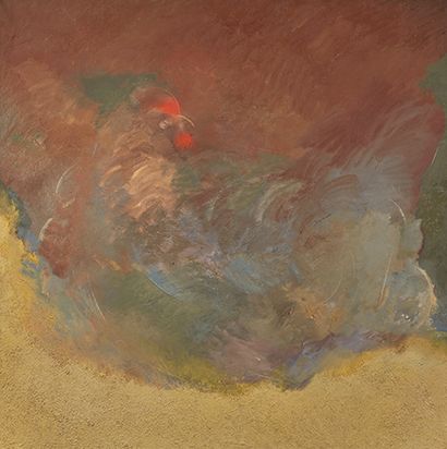 null Yves LEVEQUE (1937-)
T’es une belle poule
Huile sur toile, titrée et signée...
