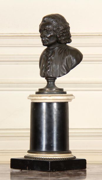 null Ecole du XIXème s.
Buste d'homme
Sculpture en bronze patiné. Elle repose sur...