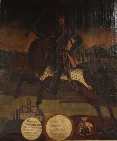 null Hungarian school, around 1700
Posthumous portrait of the hero Dessew, the first...