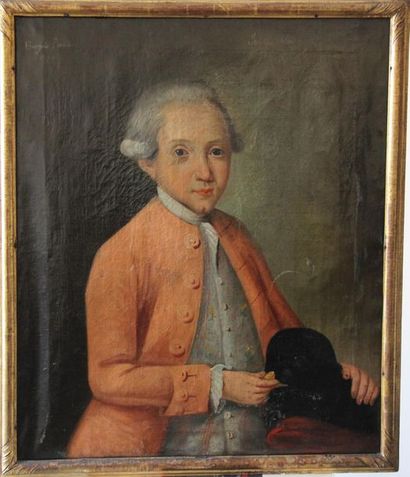 null Pietro Maria BORGNIS (1739/43-1810)
Portrait d’homme au chien.
Huile sur toile....