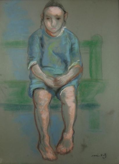 null Emmanuel MANE-KATZ (1894-1962)
Young boy
Pastel signed lower right
65 x 47 ...