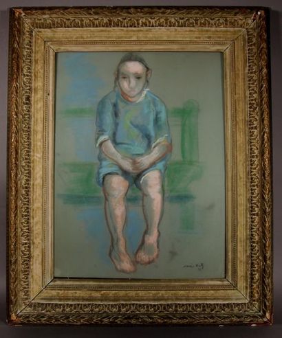 null Emmanuel MANE-KATZ (1894-1962)
Young boy
Pastel signed lower right
65 x 47 ...