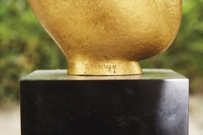 null Jean CHAUVIN (1889-1976)
Oiseau d’or
Epreuve en bronze à patine or.
Signée et...