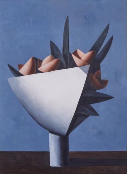 null *Duilio BARNABE (1914-1961)
Bouquet of flowers
Oil on canvas signed lower right.
73...