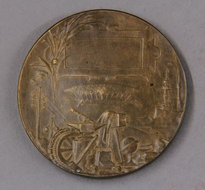 null Georges LEMAIRE (1853-1914)
Bronze medal for the Paris Exhibition 1900 with...