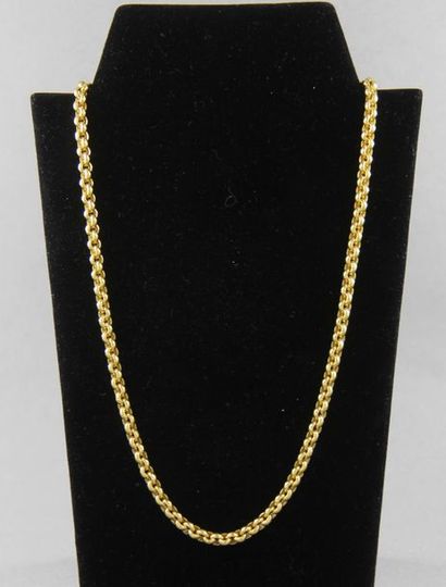 22k gold necklace, weight: 30.5 g.