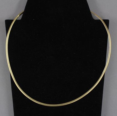 null RANCANGELO
18k yellow gold flat mesh necklace, weight: 11.3 g.