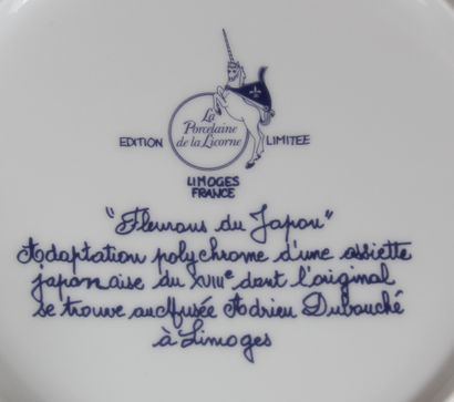 null LA PORCELAINE DE LA LICORNE Limoges

Partie de service de table en porcelaine...