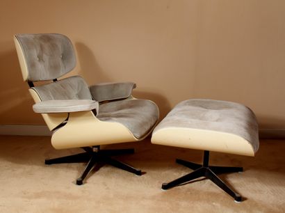 null Charles EAMES (1907-1978) et Ray EAMES (1921-1988)- Mobilier International éd.

Fauteuil...