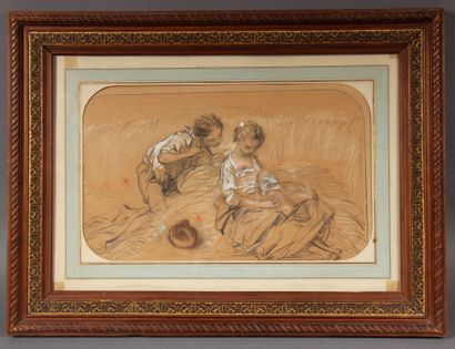 null Charles Etienne Leguay (1742-1846), attribué à

Enfants dans un champ de blé

Fusain...