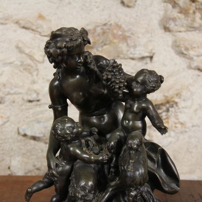 null CLODION d'après

Couple de Satyres et leurs jeunes faunes

Deux groupes en bronze...