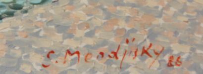 null Serge MENDJISKY (1929-2017)

Pont parisien

Huile sur toile signée en bas à...
