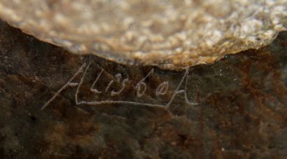 null A. LISBOA 

Sculpture en pierre, signée

H : 38 cm.