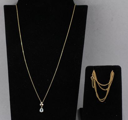 null A neck chain in 18k yellow gold, pds: 3.7 g.

A necklace in 18k yellow gold...