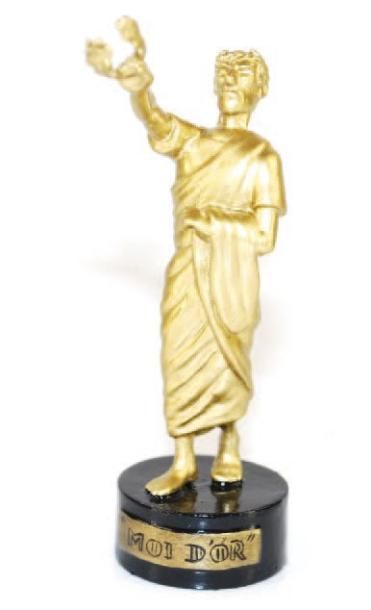 UDERZO ASTERIX Pixi 6036 Objets d'Astérix-Trophée César d'or Figurine en métal peinte...