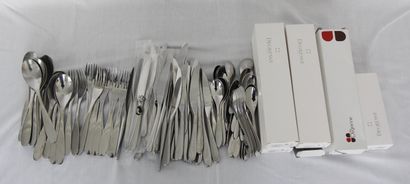 null GUY DEGRENNE

Part of a menagere in metal model Aloa including 42 dessert spoons,...