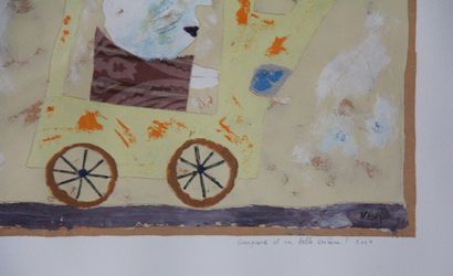 null Daniel VIENE (1955-2013)

Gaspard and his beautiful car, 2001

Mixed media on...