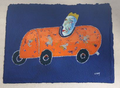 null Daniel VIENE (1955-2013)

Eugene's beautiful car

Mixed media on paper signed...
