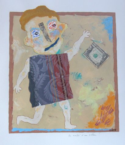 null Daniel VIENE (1955-2013)

Half a dollar

Pair of mixed media on paper signed...