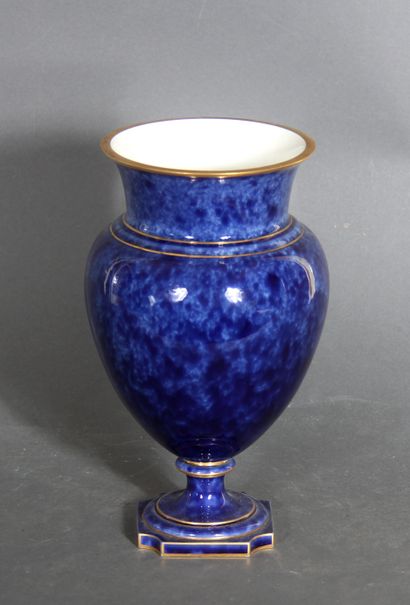 null SEVRES (manufacture nationale)

Vase balustre sur piédouche en porcelaine à...