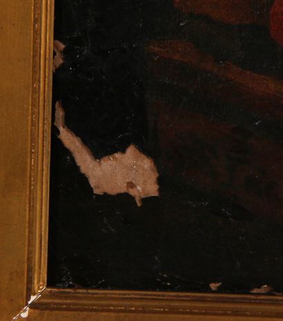 null Ecole flamande du XVIIIème siècle, suiveur de David II Teniers, dit le Jeune.

Danse...