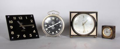 null BODYA - LIP - ERICSSON and VARIOUS

Lot of four metal clocks