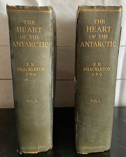 null Ernest H. SHACKELTON

The heart of the Antarctic

Deux vol., éd. Heinemann 1909,...