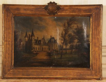 null François-Edme Ricois (1795-1881), atelier de.

Vue du château de Regnière-Ecluse...