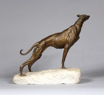 null Prosper LECOURTIER (1855-1924)

Dog at a standstill

Bronze sculpture with a...