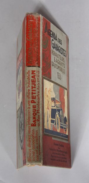 null Agenda des garagistes réparateurs et agenda automobile 1930 (usures)