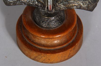 null VILLARS

Stopper mascot of radiator in patinated bronze in the shape of peacock,...
