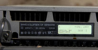 null BANG OLUFSEN

Beomaster, Beogram, Beocord 5500, Beogram CD50 with a pair of...