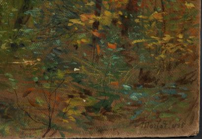 null Alphonse Alexis MORLOT (1838 - 1918)

Chemin en sous bois

Huile sur carton,...