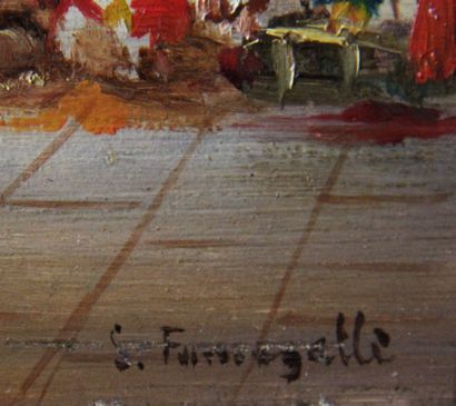 null S. FUMAGALLI

Venise

Deux huiles sur panneau signées en bas à droite

24 x...