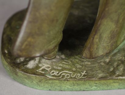 null Robert BOUSQUET (1894-1917)

Pierrot et son chat

Sculpture en bronze à patine...