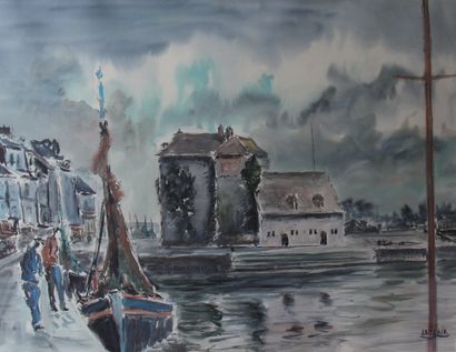 null 
NON VENU



Jean CLAIR




La lieutenance à Honfleur




Aquarelle signée en...